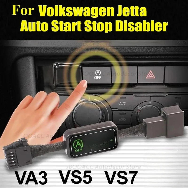 Auto Start Stop Disabler Fit for Volkswagen Jetta VA3 VS5 VS7, Engine Idle Stop System Off Deactivator Accessories