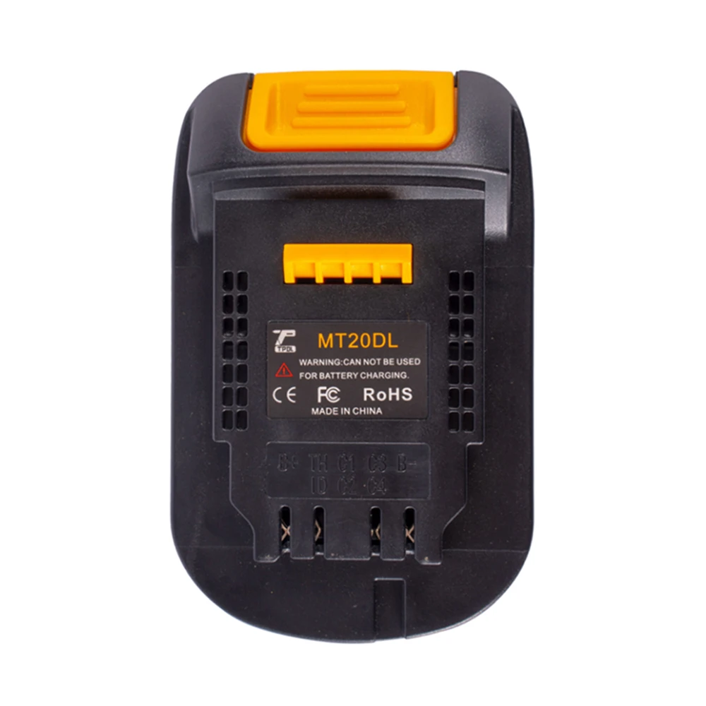 Imagem -02 - Adaptador de Bateria Mt20dl Apto para Makita 18v 20v Ferramentas Elétricas Bateria Li-ion Bl1850 Bl1840 Bl1830 Converter para Dewalt