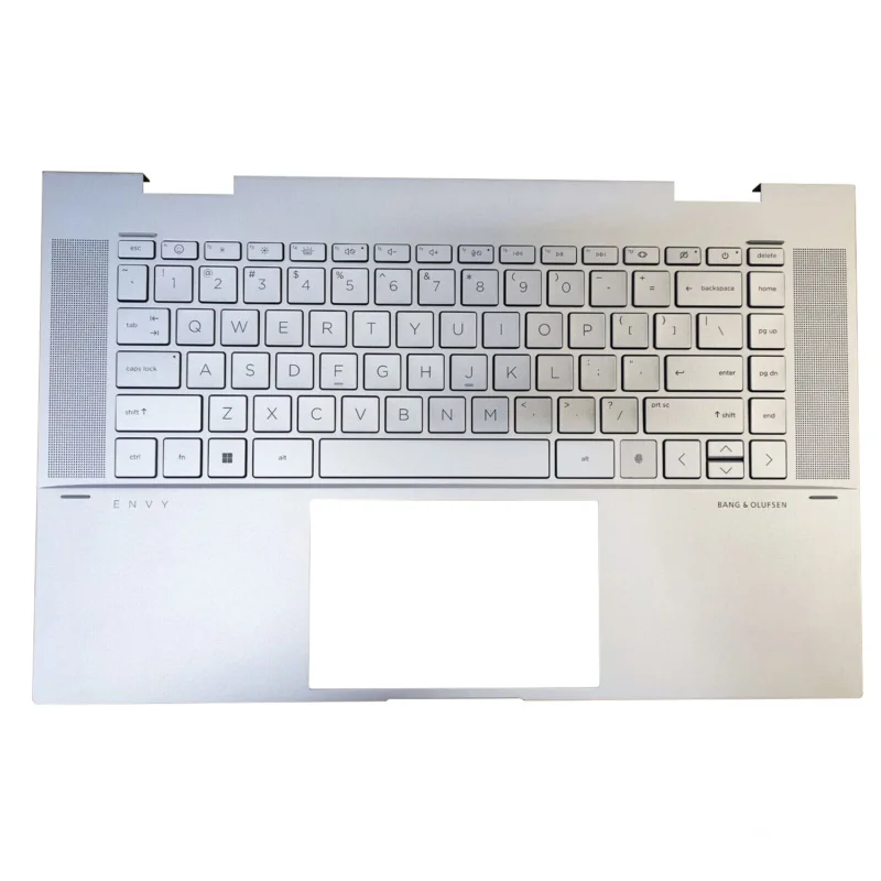 

New For HP 15m-es 15-es Palmrest Keyboard Cover Backlit M45474-001 Silver Upper