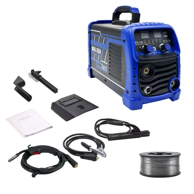 Soldadora Inverter 3 en 1 Mig-350 Mma/Mig/Tig sin Aire, Soldadora Mig sin Aire