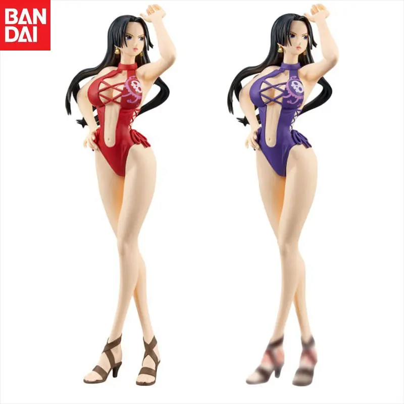 

Оригинальная аниме купальная одежда в наличии Bandai, Слитная купальная одежда Boa Hancock, фигурка модели, детские подарки