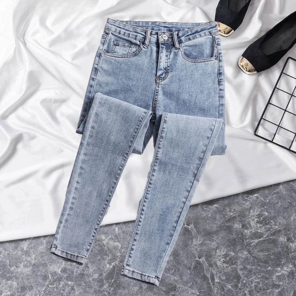 2024 Denim Pants Jeans For Women High Waist Skinny Jeans Womens High Elastic Stretch Jeans streetwear women Skinny pants female