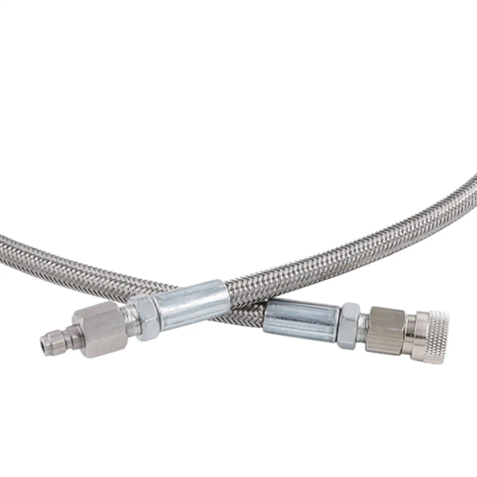 PCP Air Tank Hose Air Fill Station Hose Scuba Refill Station Hose Stainless Steel Fill Whip Hose PCP Charging Adaptor Hose