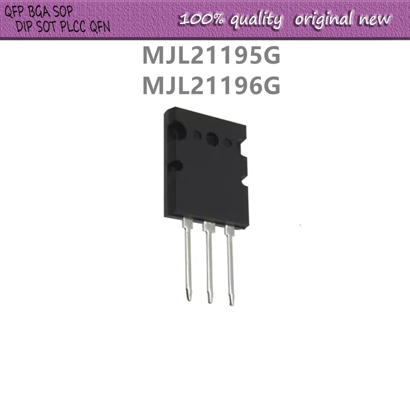 

1Pair/Lot MJL21195G MJL21195 MJL21196G MJL21196 TO-3P
