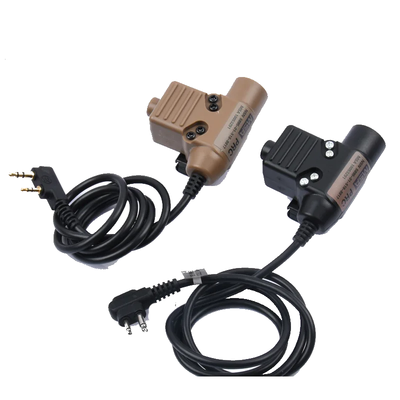 WADSN Tactical U94 PPT Adapter Push To Talk For Baofeng Motorola&Headset Kenwood/Motorla/ICOM/Midland/Mobile phone Plug