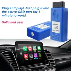 Best CarPlay NTG5S1 Auto OBD Activator Play for Benz NTG5.1 Via OBD2 for IPhone/Android NTG5 S1 Activation Tool Unlimited Use