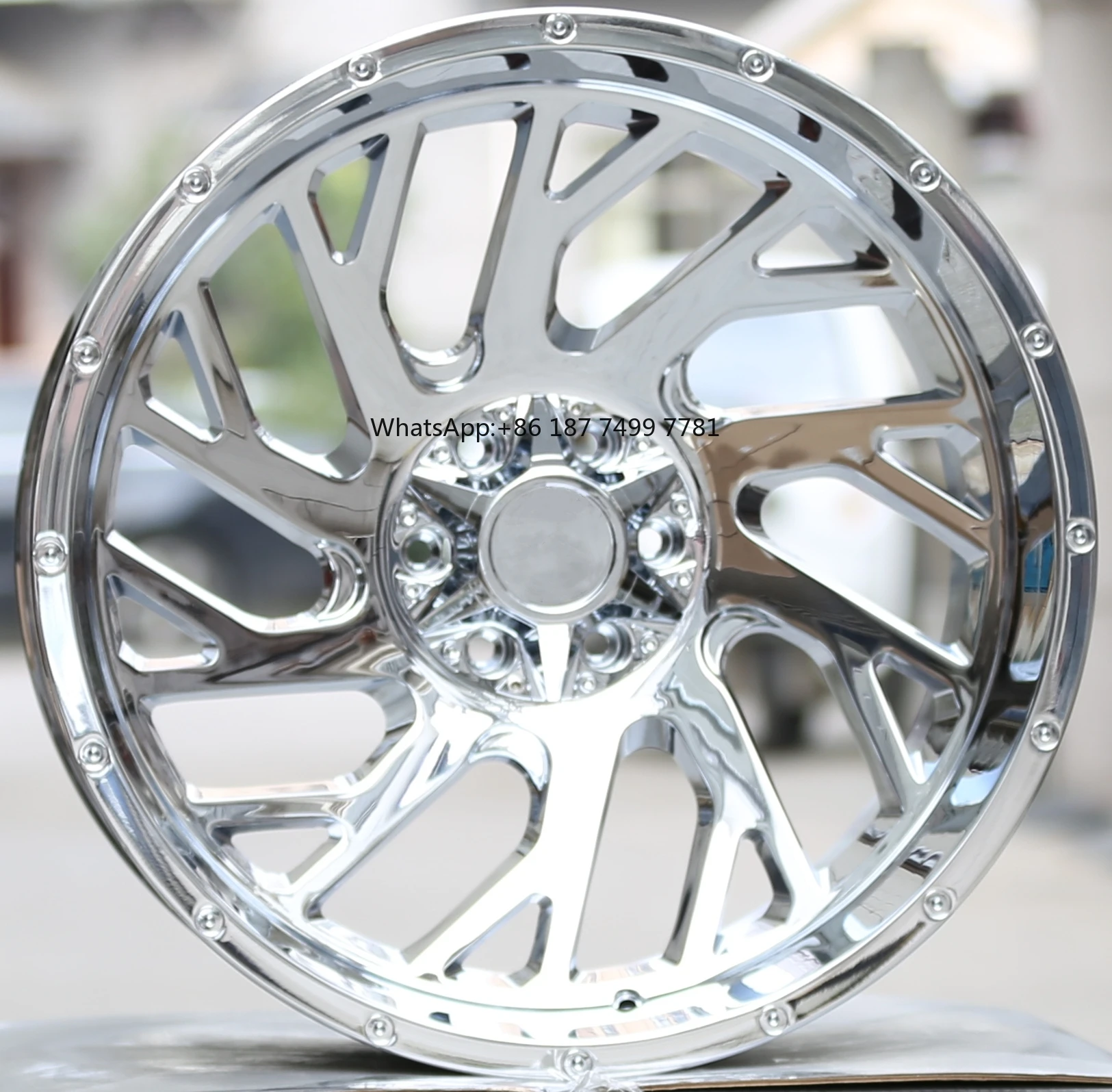 

20 22 24 26 Inch Electroplated Wide-Edge Modified Aluminum Alloy Wheel Hub 5 6 8 Holes SUV & Pickup Off-Road Vehicle Upgrade