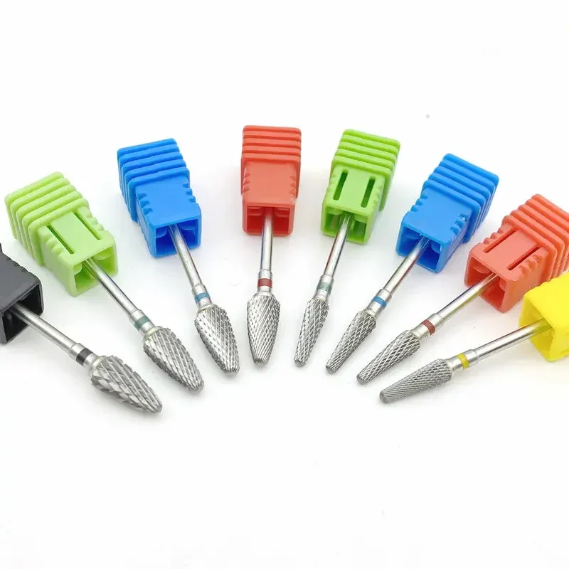 12 Style Choice Tungsten Carbide Nail Drill Bits Dental Tungsten Carbide Burs Nail Cutter Nail File Manicure Carbide