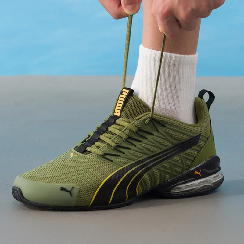 PUMA Men's 2026 Summer Olive Green Voltaic Evo Cushioned Running Shoes 379601-05