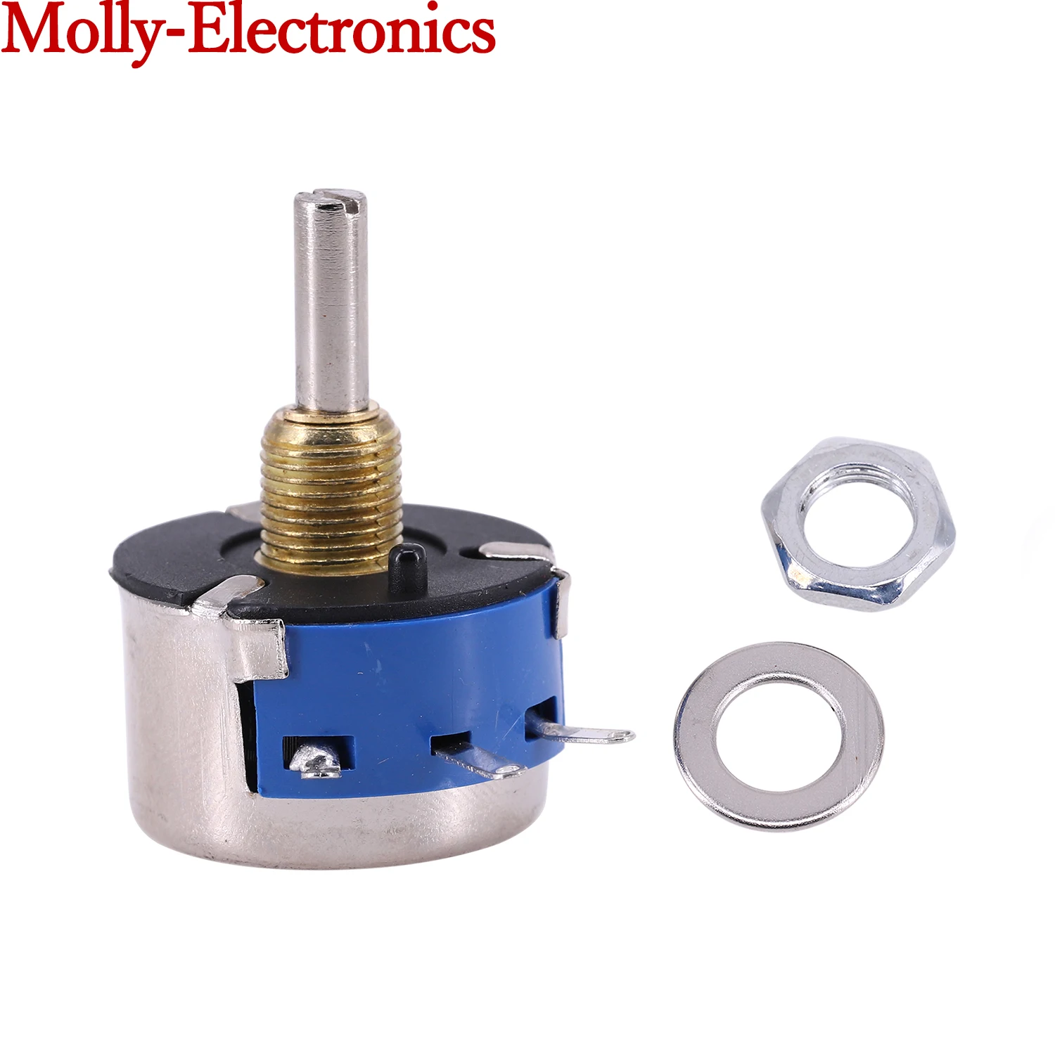 1PC Single-Turn Wirewound Potentionmeter WX14-12 3W   470Ohm 100Ohm 1K 2.2K 4.7K Balance Potentiometer