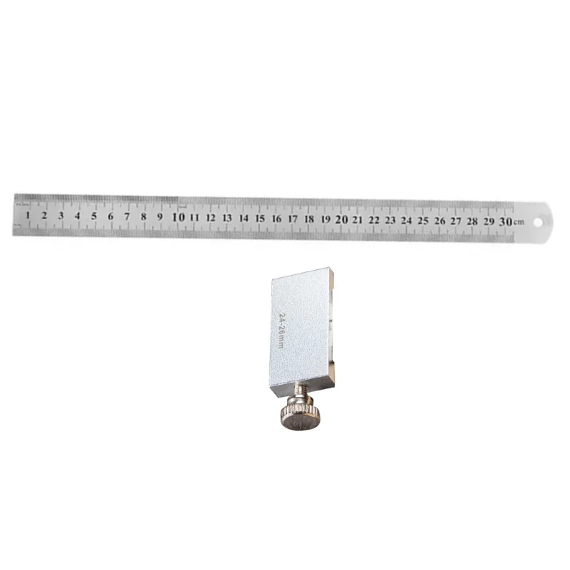 15/20/30/40cm Measuring Marking Gauge Carpenter Scribing Ruler Tool with Positioning Slide Stop Metal Carpentry Square 203C
