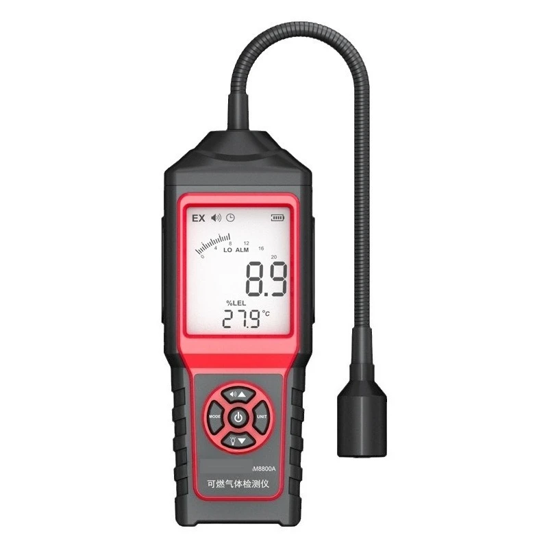

Combustible gas detector, portable detection alarm, highly sensitive gas leak detector