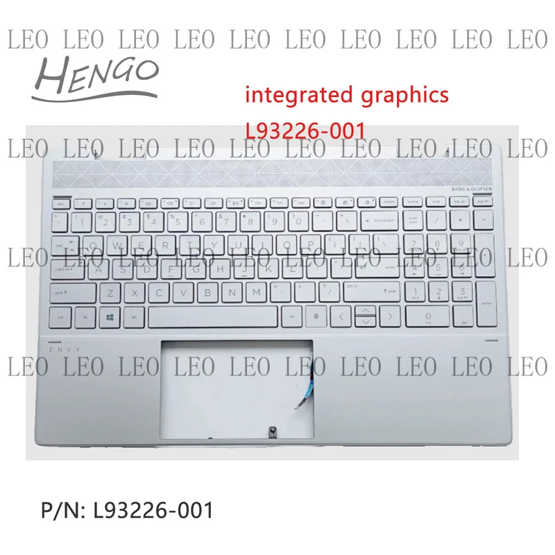 SS  New For HP ENVY X360 15-ED TPN-C149 Palmrest Upper Cover + Backlit US Keyboard