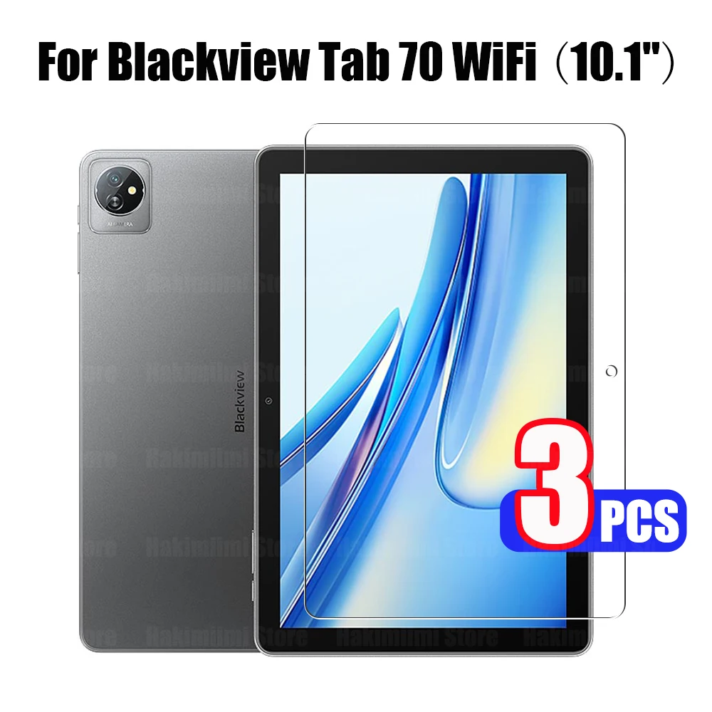 Tempered Glass Film for Blackview Tab 70 WiFi (10.1 Inch) 2023 Released Transparent Anti-scratch HD Tablet Screen Protector