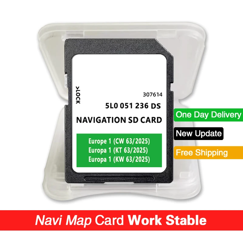 New GPS Sat Nav for Skoda Amundsen Navigation SD Card Full Map UK EU 2025 Navi Update