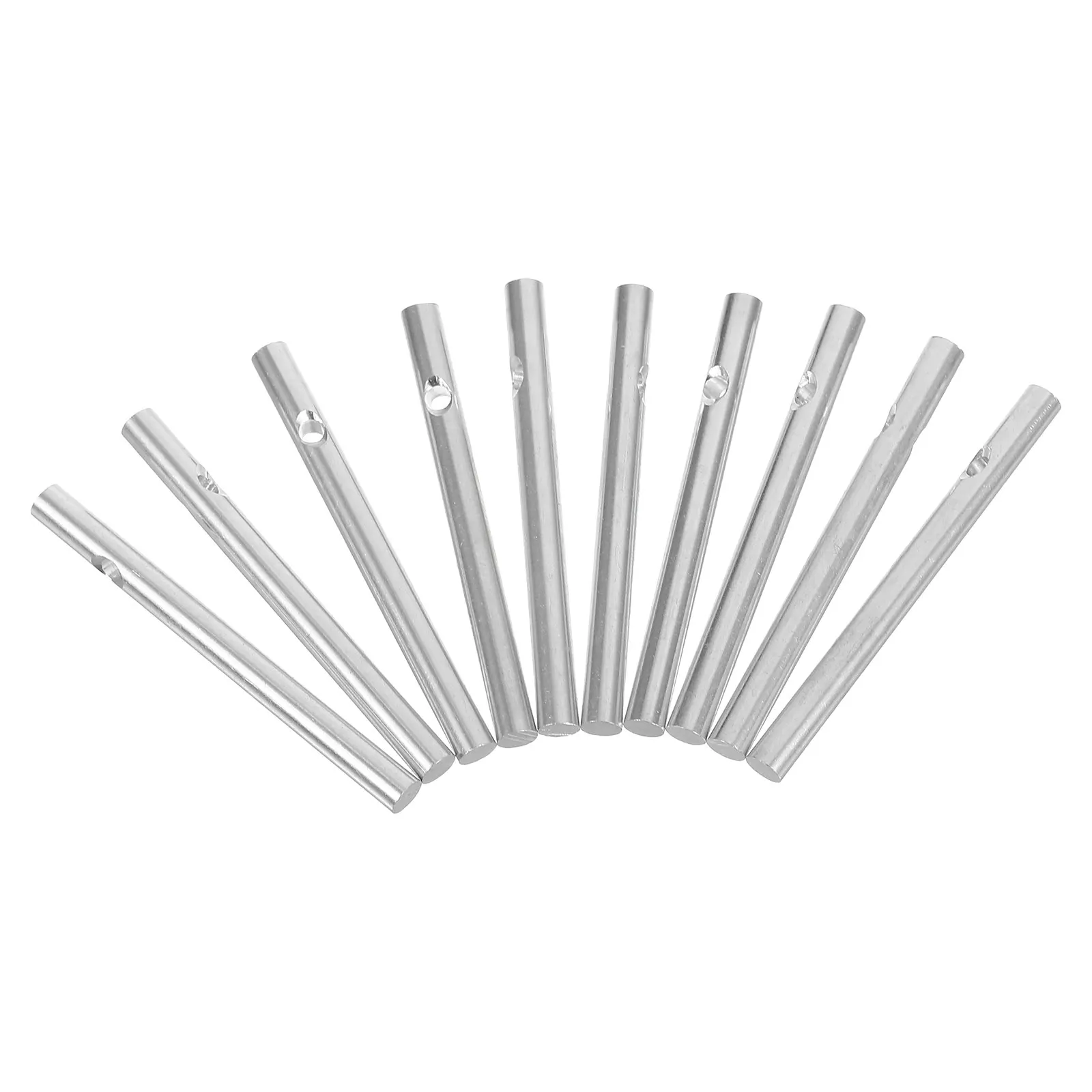 

10pcs Aluminum Tubes DIY Craft Metal Chimes Outdoor Decor Kids Wind Chime Making Kit Durable Wind Chime Repair Accessories