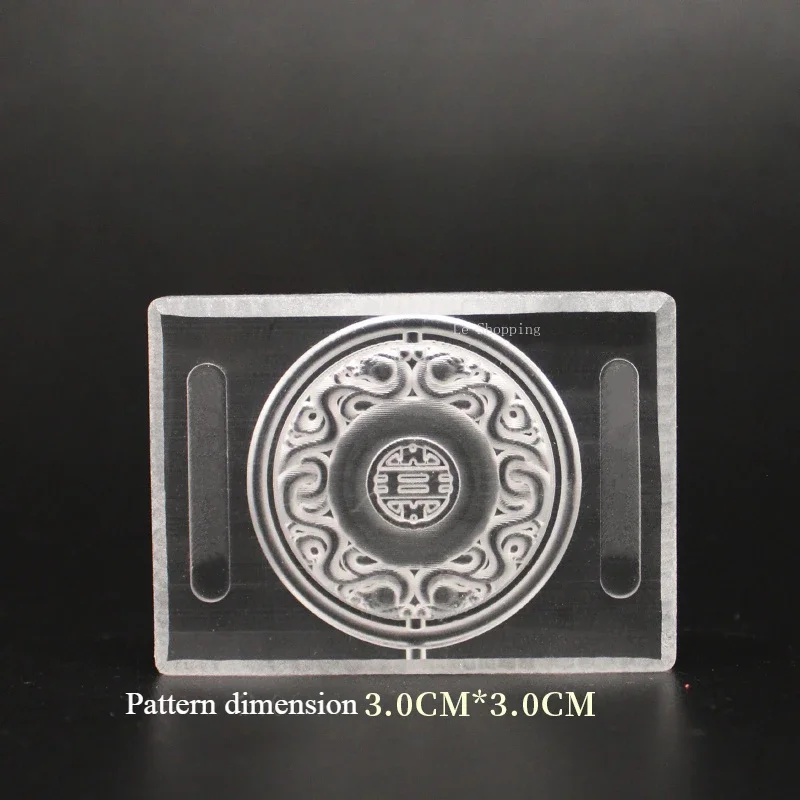 Incense Card Mould Double-sided Acrylic Material Auspicious Clouds Lotus Pattern Handmade DIY Accessories Incense Beads Tools
