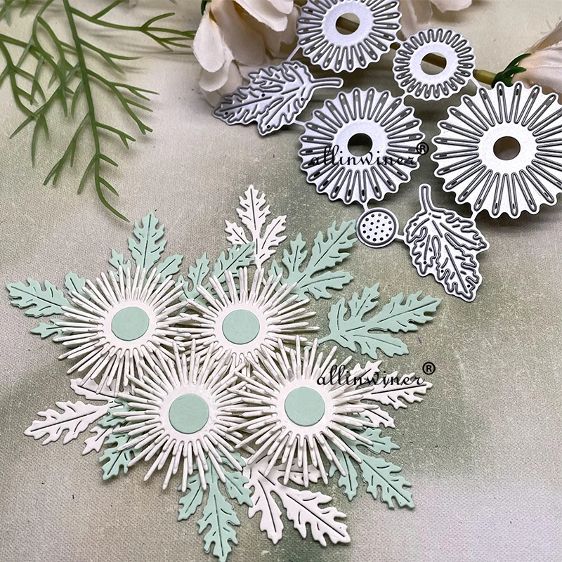 Gänseblümchen-Blumendekoration, Metall-Stanzformen für DIY Scrapbooking, Album, Papier, Karten, dekoratives Handwerk, Prägung, Stanzformen