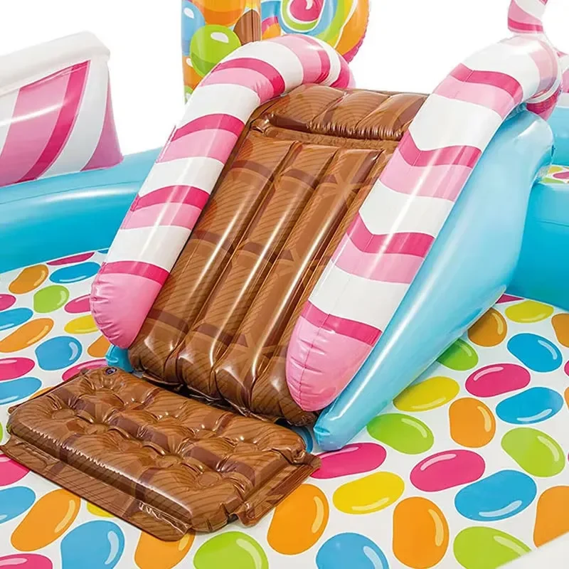 INTEX 57149 2.95m X 1.91m X 1.30m Candy Zone Play Center Inflatable Kids Swimming Pool Slide