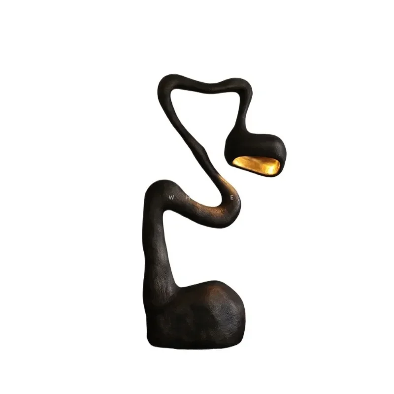 Medieval Floor Lamp Gallery Sculpture Villa Living Room Art Atmosphere Wabi Sansi Wind