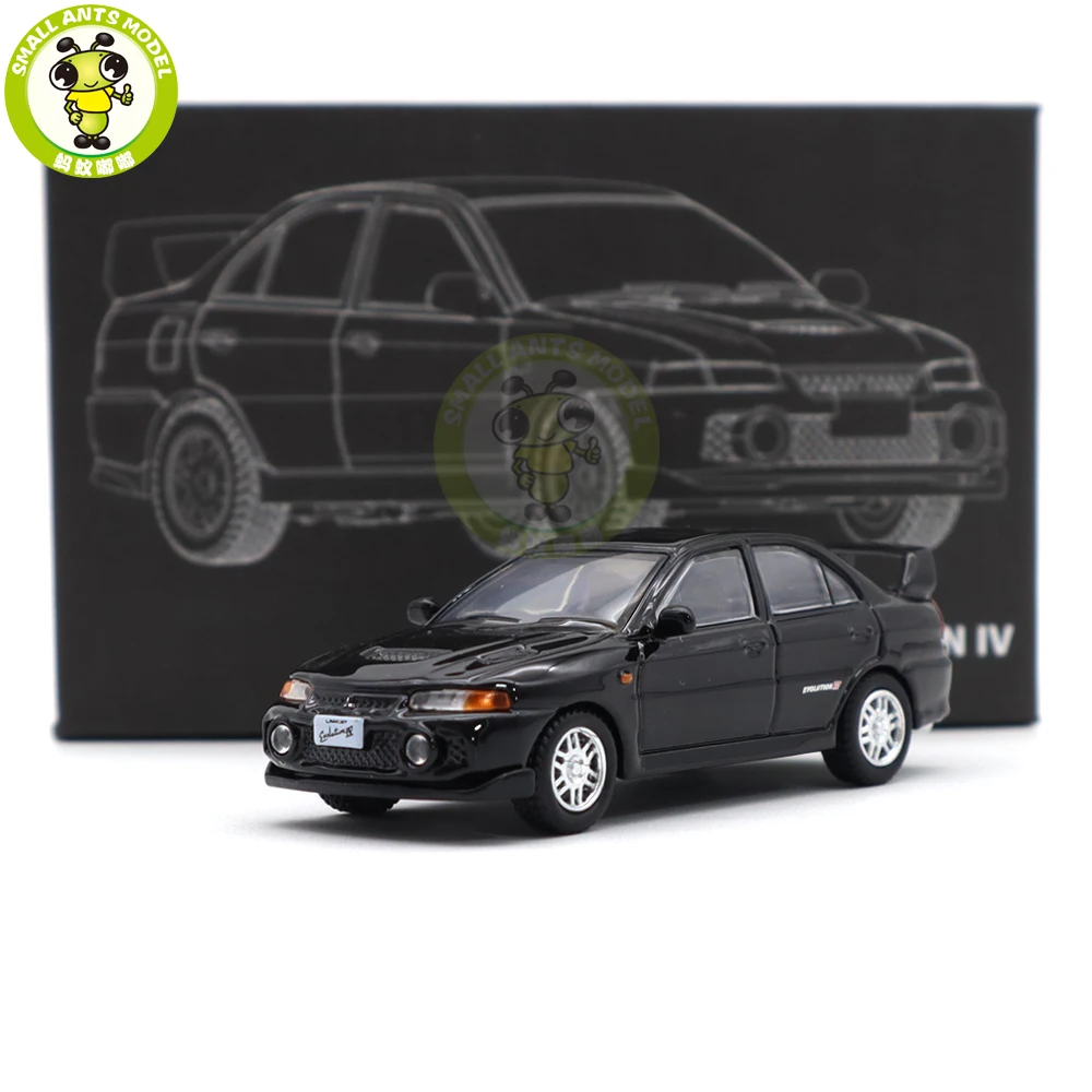 1/64 JKM Lancer Evolution EVO 4 IV Diecast Model Toys Car Gifts For Kids Father Friend