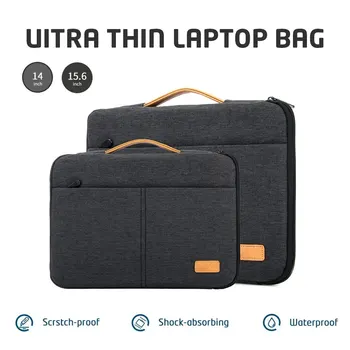 Protective Laptop Sleeve Case for 13.3-14.2 15-15.6 Inch New MacBook Pro M3 Max M2 M1 Slim Carrying Laptop Bag Men Women 1