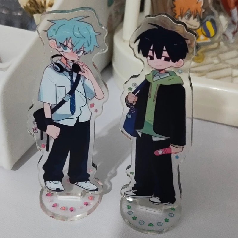 2Pcs/Pack New Anime Alien Stage Ivan till Acrylic Desktop Stand Model Figure Standing Decor Collect Cosplay Gift