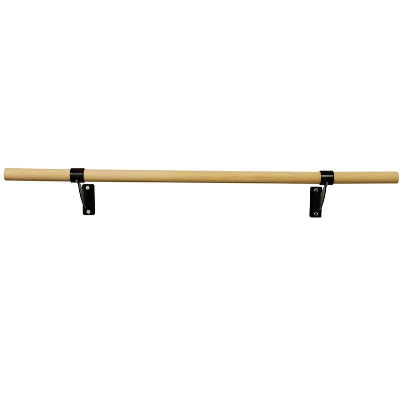 

Dance Room Studio Horizontal Bar Single Bar Traditional Wood Fixed Wall Mount Ballet Barre