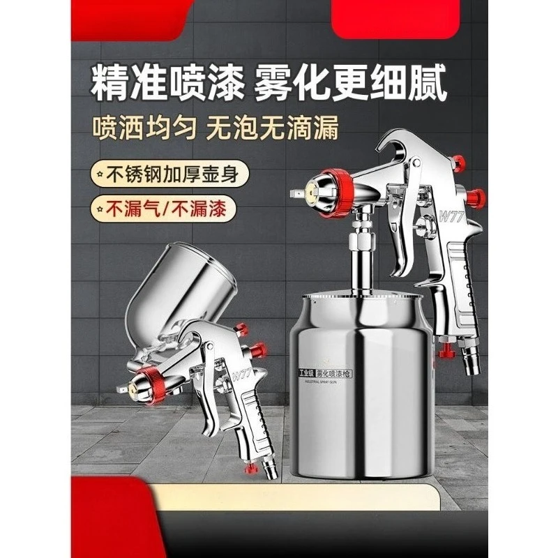 Pneumatic Paint Sprayer Gun All‑in‑one Paint Pot For Latex Coating Car Surface Painting Air Tool Accessory
