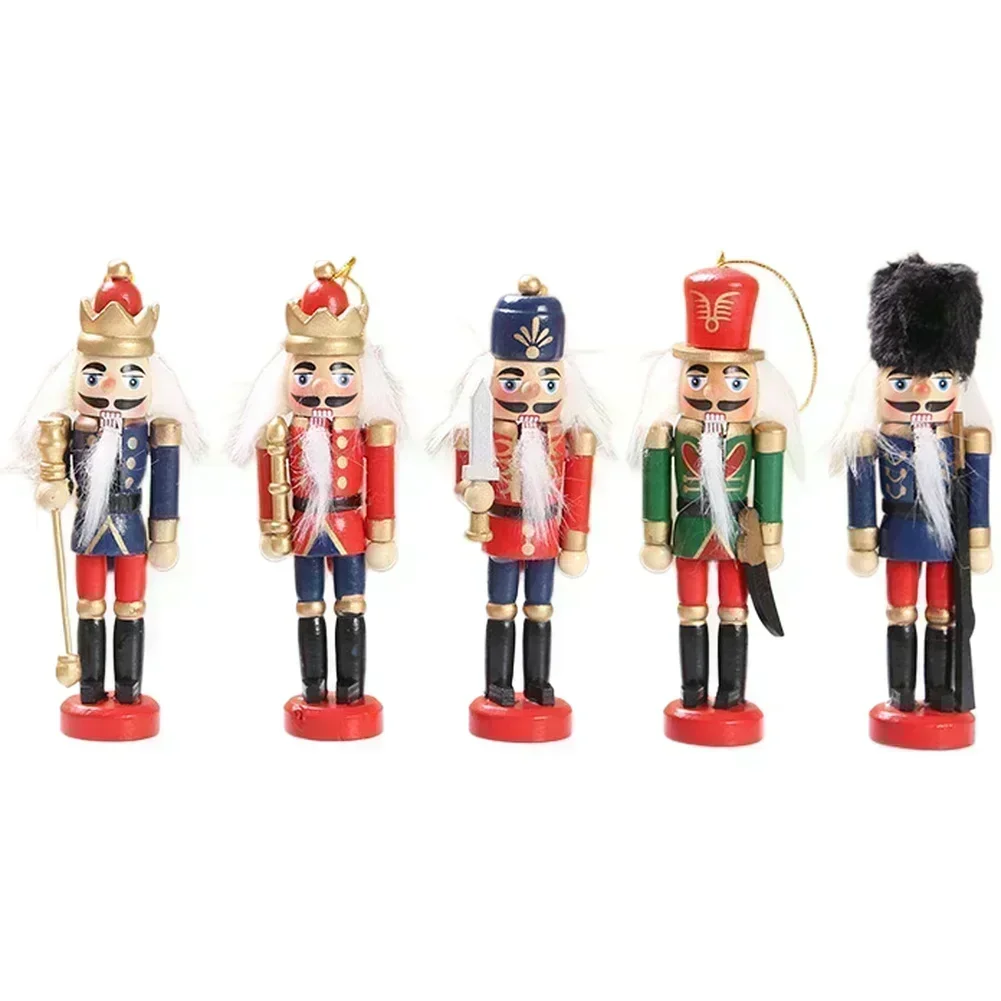 Tree Ornaments Wooden Nutcracker Holiday Conversation Piece For Christmas Tree Christmas Tree Mini Decorations Holiday