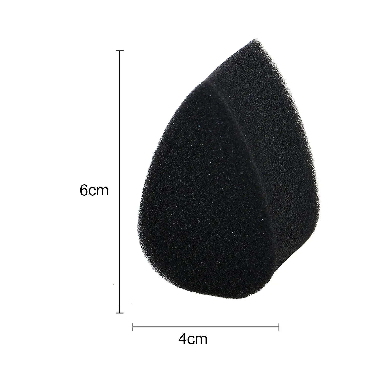 High Density Face Paint Sponges Set Black Sponge Applicator for Kids Halloween Makeup Craft Painting