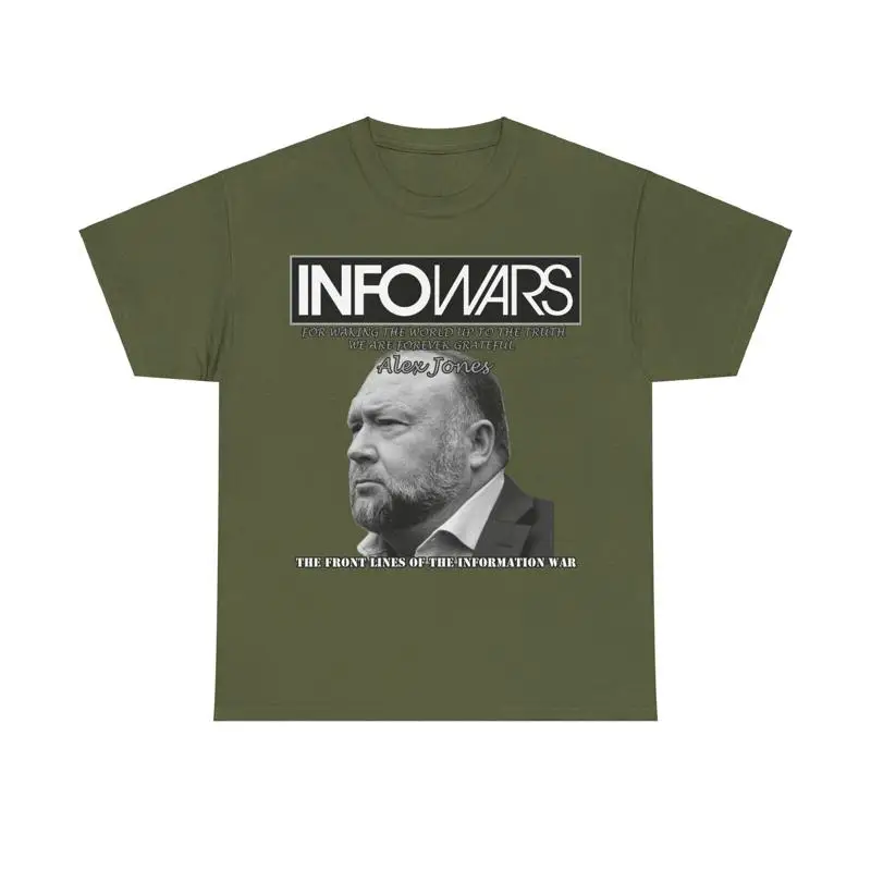 Футболка унисекс с короткими рукавами Alex Jones For Waking Up The World Infowars
