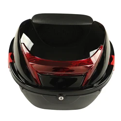 Motorcycle Rear Top Box Motorbike Tail Trunk Storage Case Waterproof Lockable For Autocycle Motorcycle Rear Box Motorcycle Case
