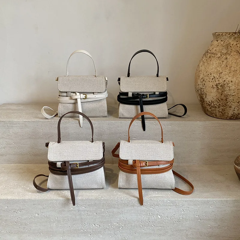 

Новая сумка уникального дизайна 2025 года — деталь с ремешками, откидной топ премиум-класса с магнитной застежкой, плечо/через плечо