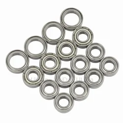 16Pcs Ball Bearing Set for 1/10 RC Car Tamiya TT02 TT-02 TT02D TT-02D Upgrade Parts Accessories