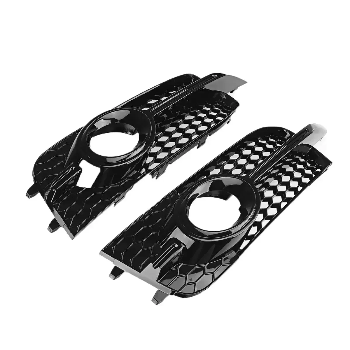 Car Front Bumper Fog Light Grille Foglamp Grill Honeycomb For Audi A1 8X S-Line 2010-2014 8X0807682B 8X0807681B fast ship