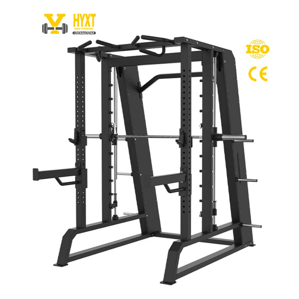 

Professional Grade Steel Smith Machine 280 Kg GW Compact Wooden Crate Heavy Duty Multi-Functional CE Commercial Training Studio