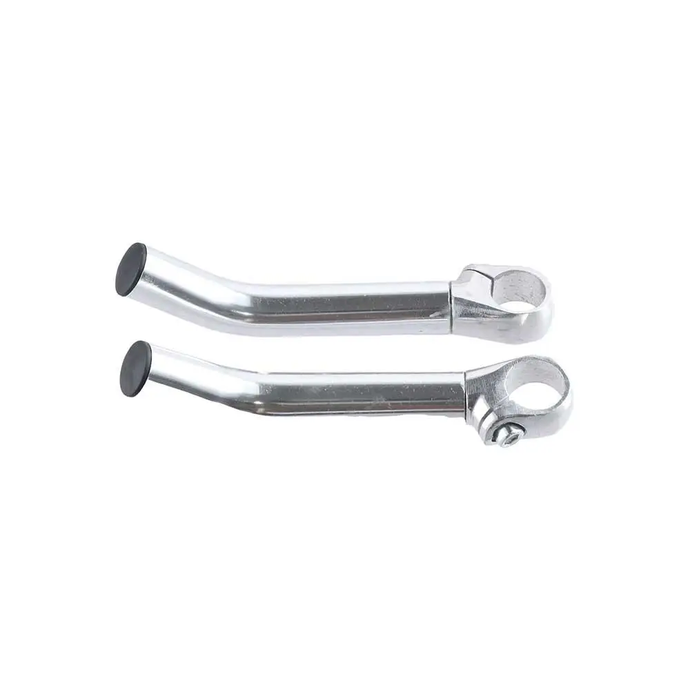 Practical Lock-On Ends Horn Aluminum Alloy Bent Bar Ends Bicycle Rest Handlebar Ends Bicycle Grips