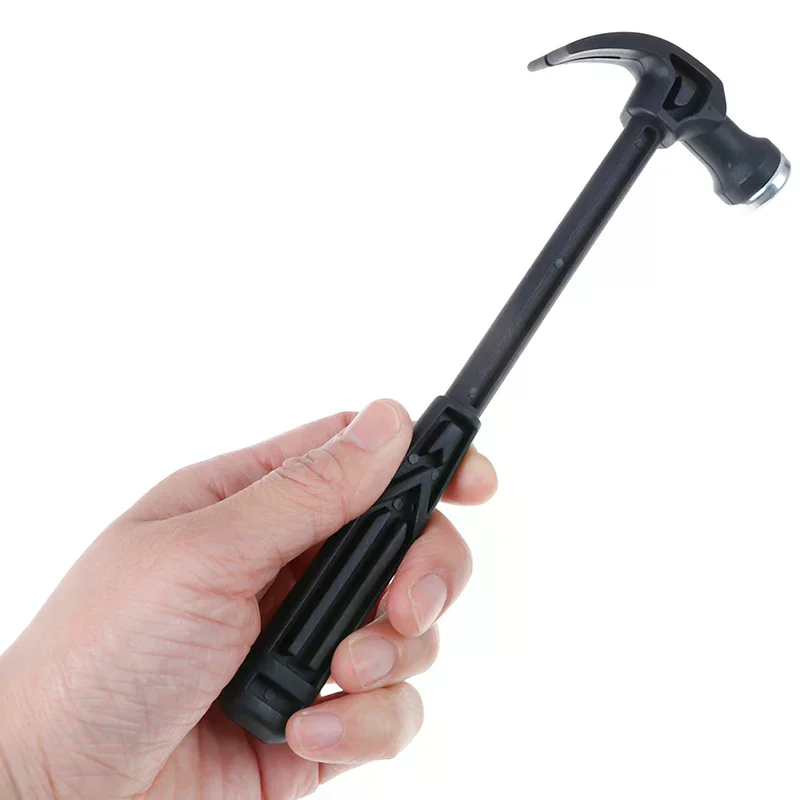 Plastic handle mini claw hammer woodworking nail puncher metal hammer tool