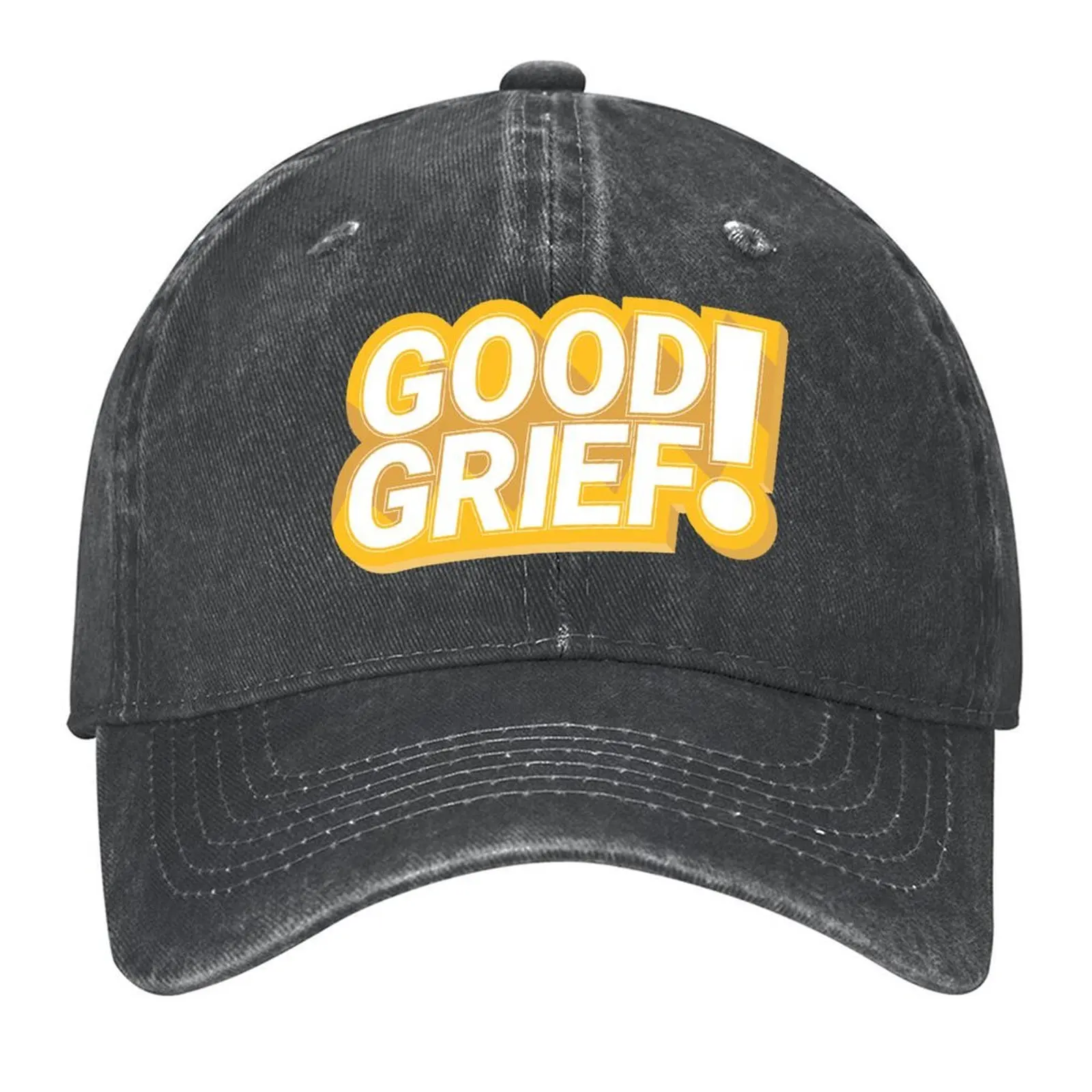 

Good Grief!(Yellow) Baseball Cap custom Hat dad hat Beach Bag Trucker Hat Female Men's