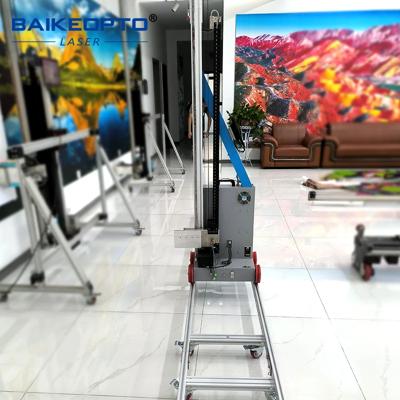 BK-K32X No Coating Required UV Wall Printer, 30mm Height Drop, Toshiba Piezo Head, Direct-to-Wall/Cabinet/Luggage Printing on Un