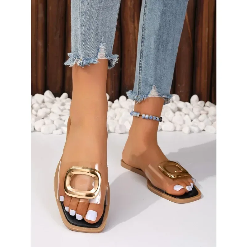 Fashion Brand Casual Women Slippers Outdoor Summer Sandals Beach Shoes Ladies Flip Flops Comfy Flat Shoes Woman Slides Big Size