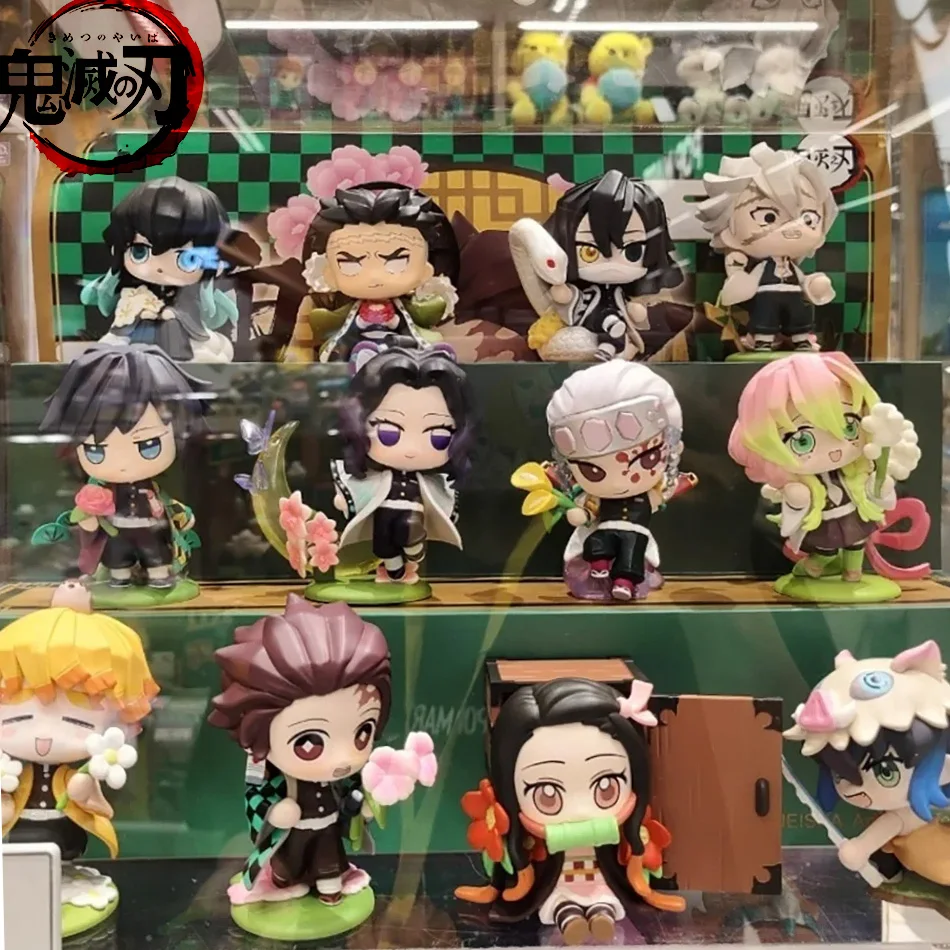 Figurka Anime Demon Slayer Tanjiro Kamado Nezuko - Niespodzianka w Pudełku, Kreatywna Personalizowana Statuetka, Model, Ozdoba, Prezent