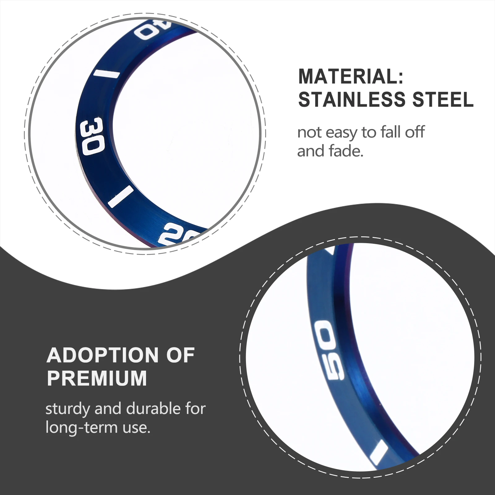 

Metal Bezel Watch Protector Protective Ring Circle for 5X Stainless Steel Cover