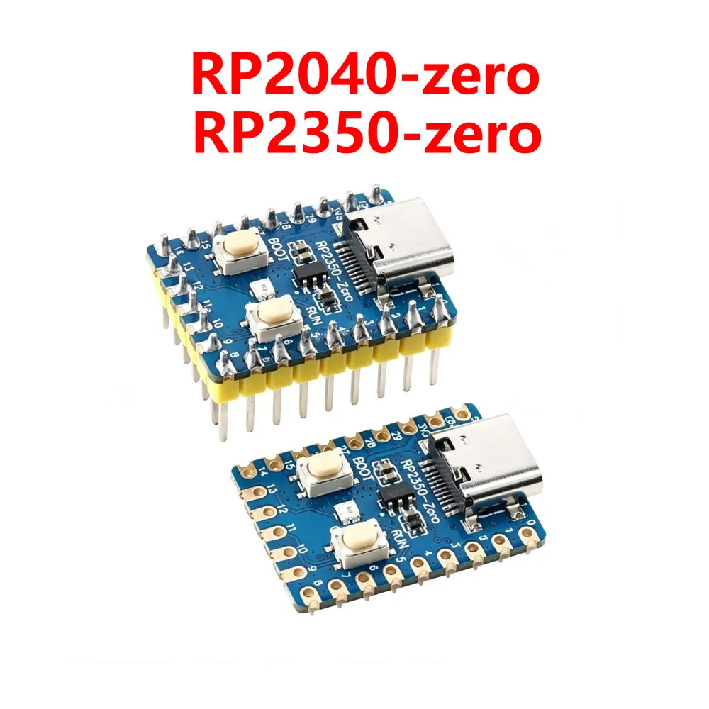 RP2350-Zero RP2040-Zero Microcontroller PICO Development Board Type C without Pin Header