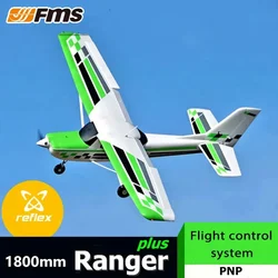 Fms1800mm Ranger Plus Pnp 4s grande esercizio iniziale con alette, modello di aereo ad ala fissa telecomandato elettronico