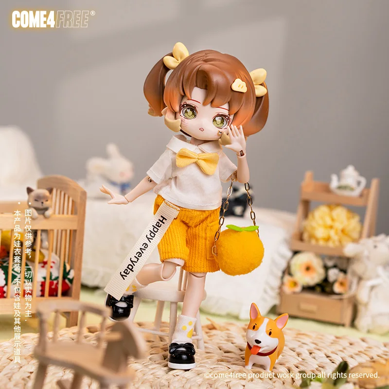 

Только одежда COME4FREE [Ежедневная коллекция] Wang Ju 12 очков BJD детское платье юбка кукольное платье комплект аксессуаров для одежды