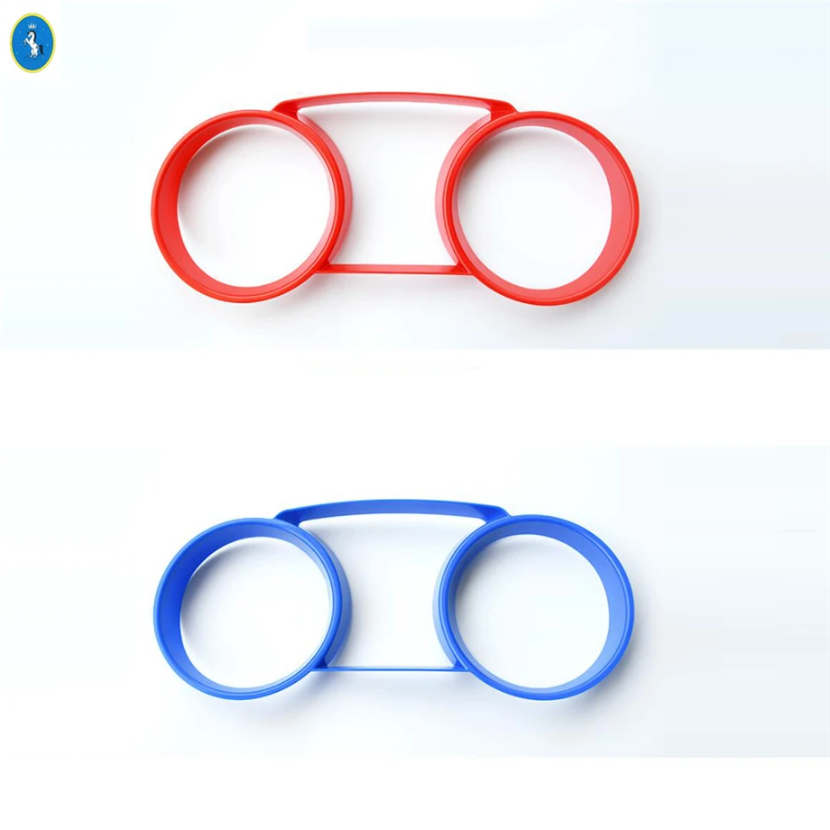 Dashboard Instrument Gauge Decoration Frame Cover Trim Fit For VW Golf 7 7.5 MK7 Hatchback 2014 - 2019 Red / Blue Accessories