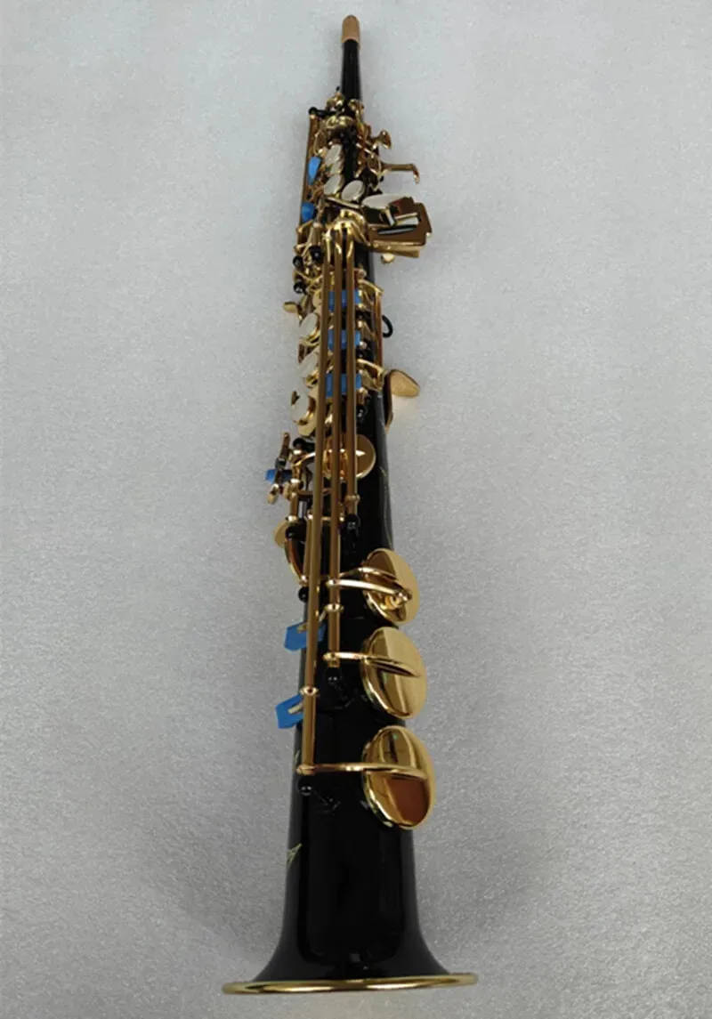 

2026 hot new NEW S-901 straight Soprano saxophone Black Copper Bb professional sax With case