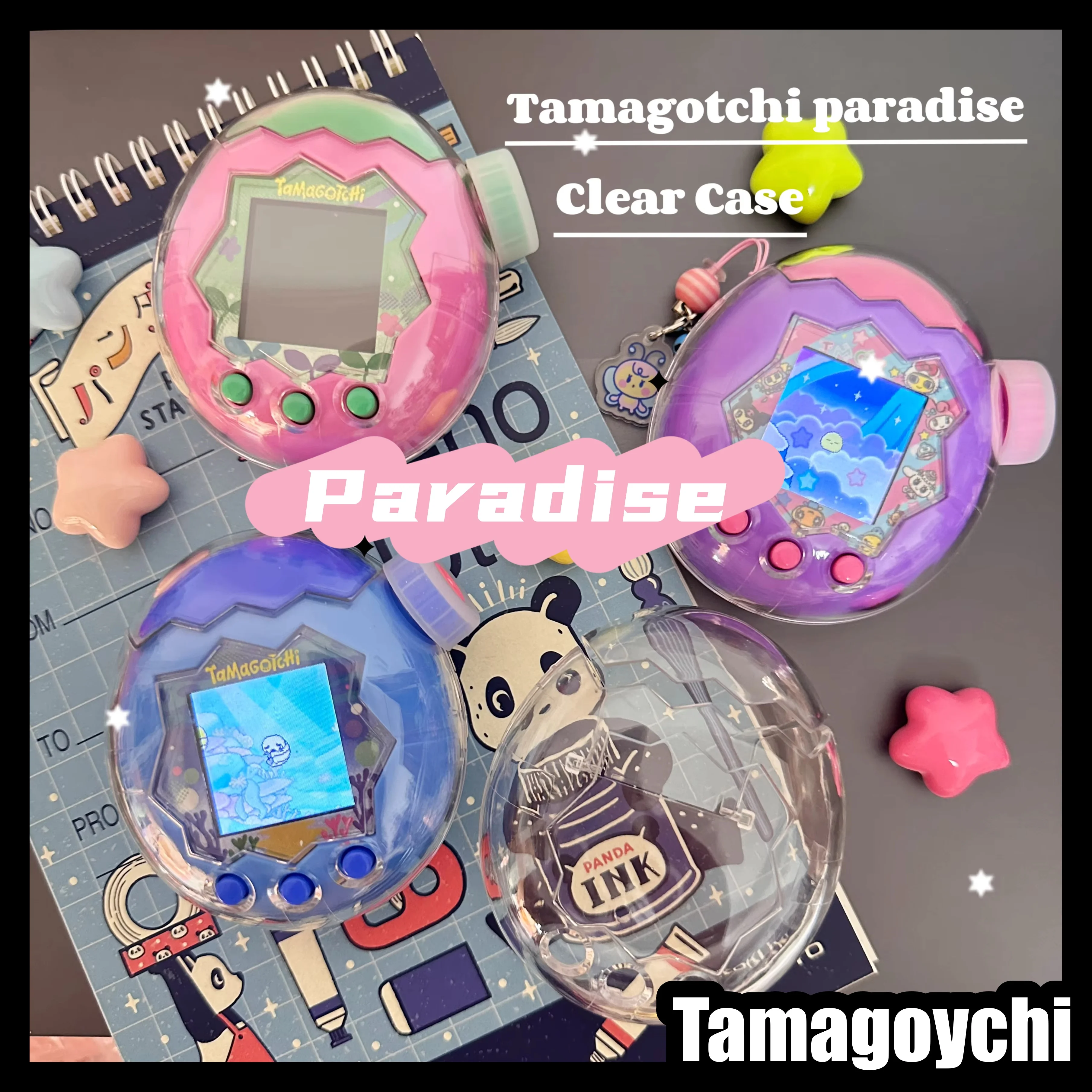 Tamagotchi Paradise Transparente Hartschale, transparente Acryl-Ersatzabdeckung für Haustierspielgeräte